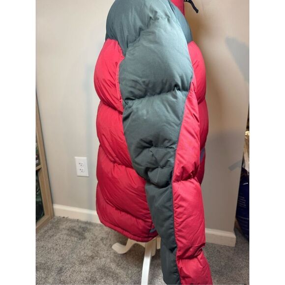 Aigle Down Filled Red & Black Puffer Coat Large - Picture 6 of 9